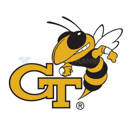 Georgia Tech Yellow Jackets Logo T-shirts Iron On Transfers N449 - Click Image to Close